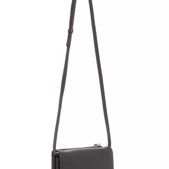 NWOT ALL SAINTS Black Fetch Chain Leather Crossbody Bag - Picture 8 of 10